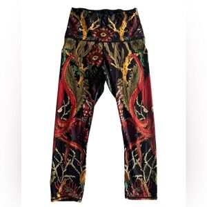 Yoga democracy under the ocean octopus Capri leggings